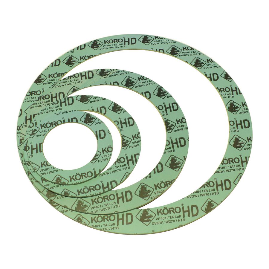 Pakkingring HD DN150 PN6 207x169x2mm de Beer