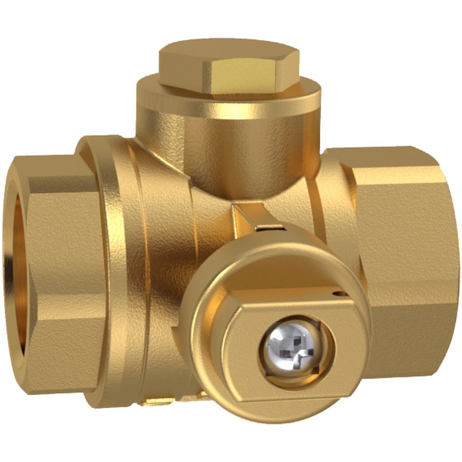 Kogelkraan met filter PN16DN40 1.1/2 bn. DZR (DeZincification Resistant) messing Komfort