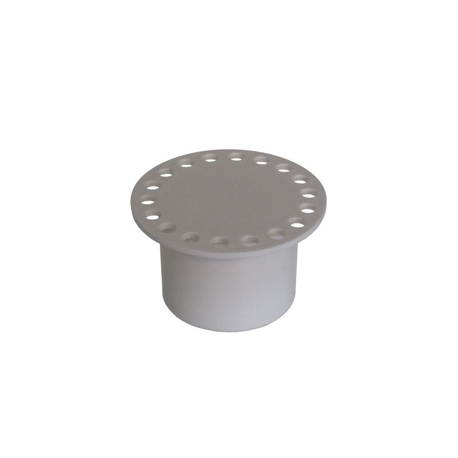 Doucheputrooster wit ABS rond Ø80mm H=57mm de Beer