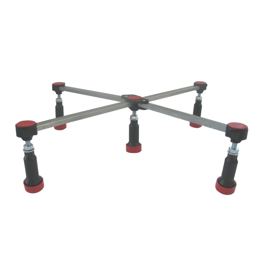 Douchebakpoten 5-punts laag model hoogteverstelling 85-125mm de Beer