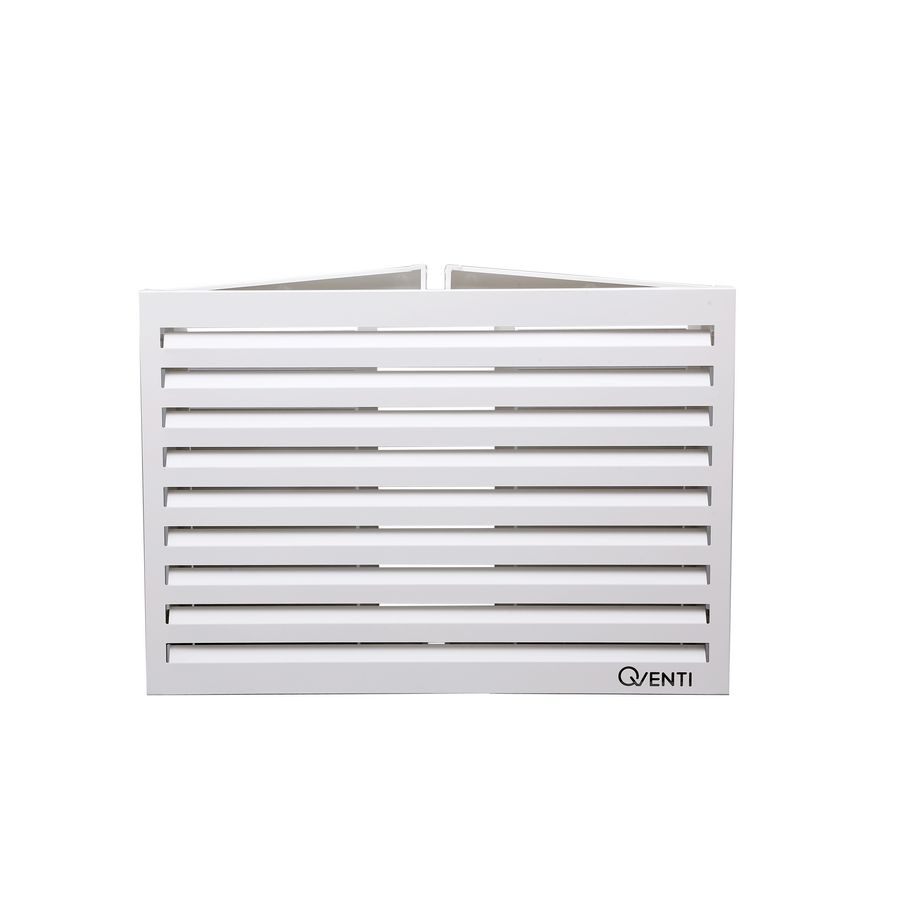 Basisunit omkasting Louvre wit 115x85x57,5cm (bxhxd) Qventi
