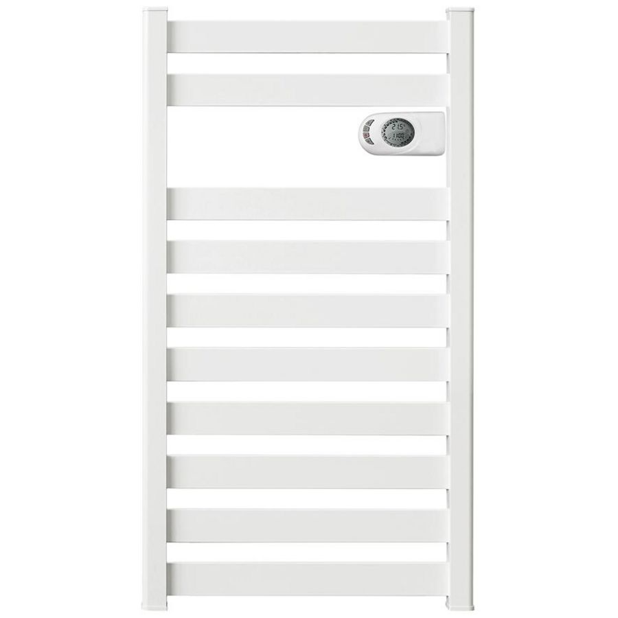 Elektr. badkamerradiator ZION vloeistofvrij 658x508mm 500W wit RAL9010 DRL