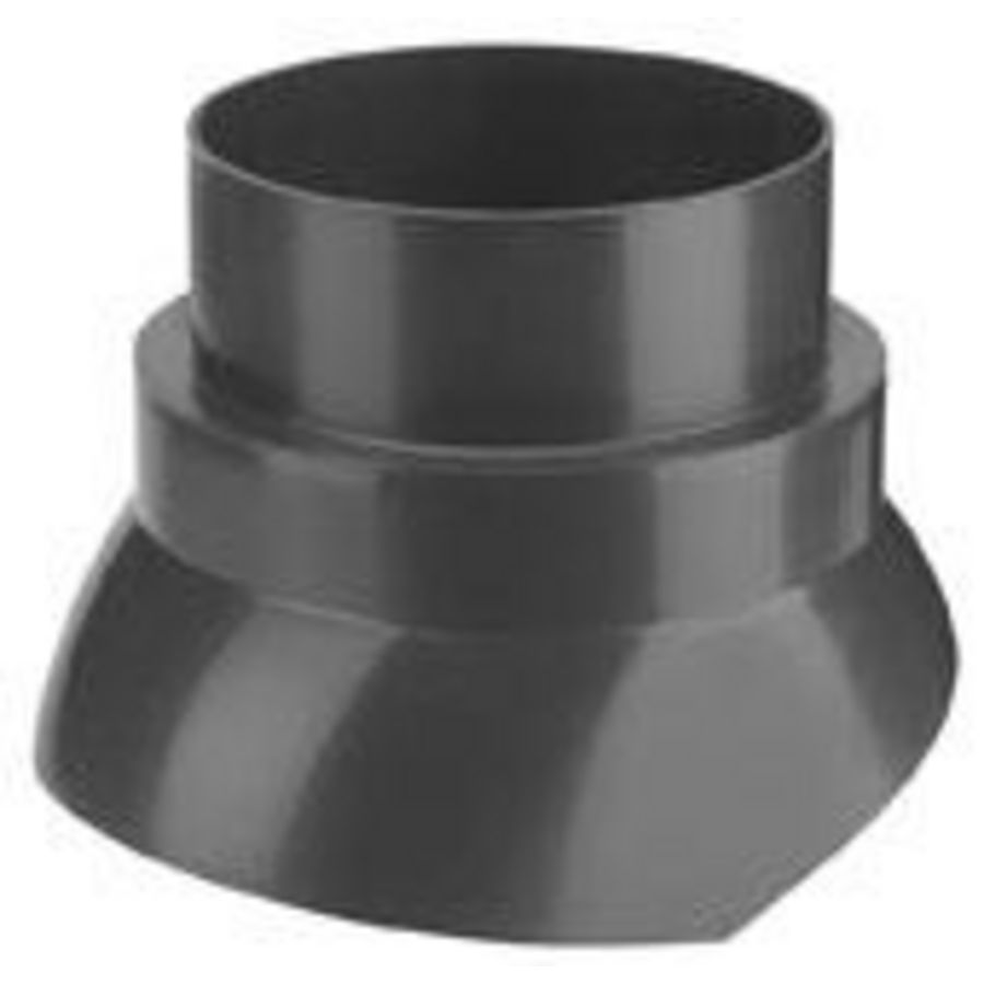 Scharnierkap PP F100 zwart tbv buis Ø80mm Burgerhout