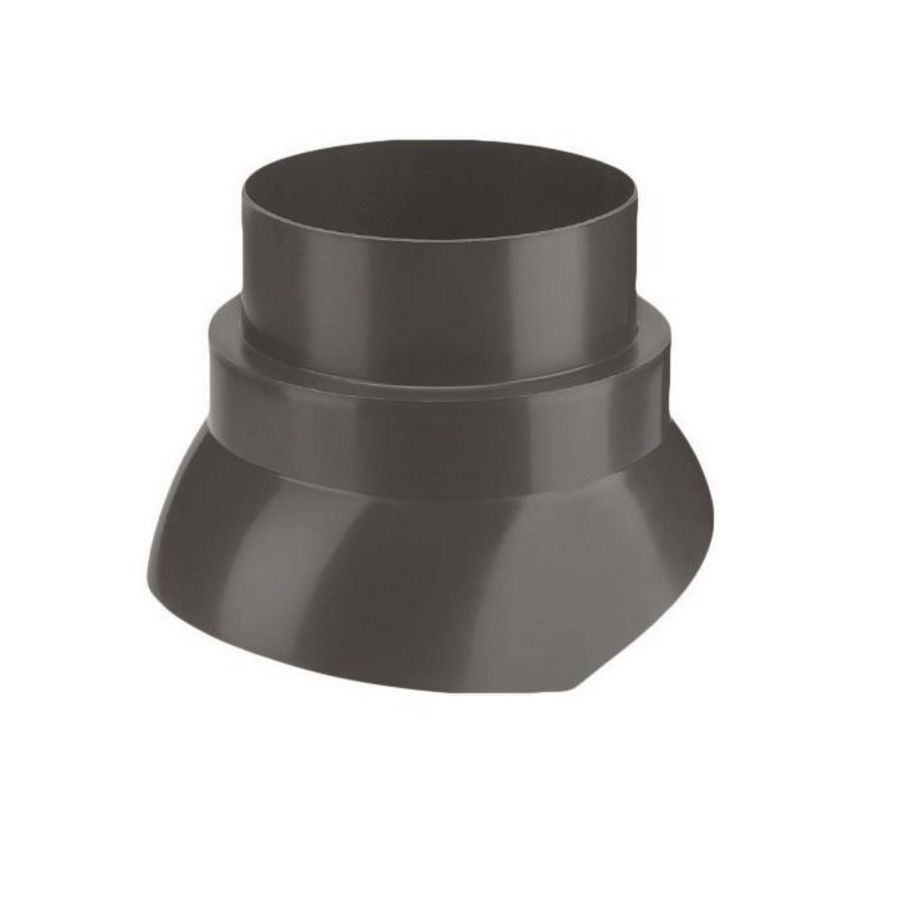 Scharnierkap PP F140 zwart tbv buis Ø125mm Burgerhout