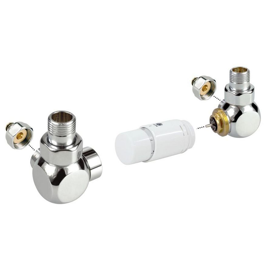 Aansluitset 35 deco wand aw vpe/alu Ø16/2 Jaga