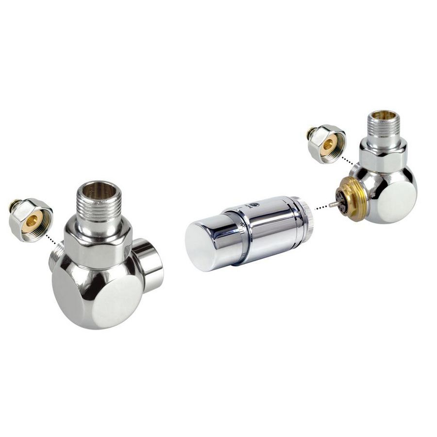 Aansluitset 35 deco wand ac vpe/alu Ø16/2 Jaga