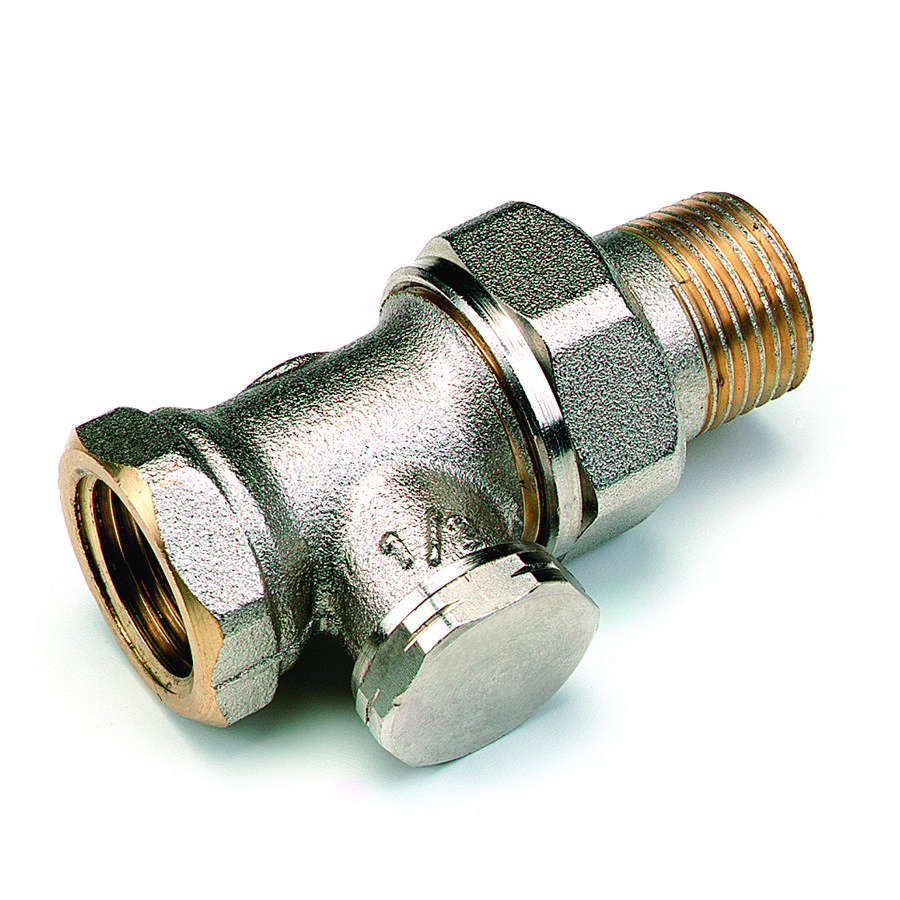 Voetventiel recht bn. 1/2" Kvs 1,70 met inkeping 3429 COMAP