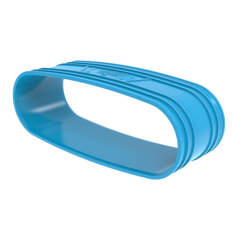 Overschuifmof PVC luchtverdeelsysteem VENTIZA blauw (235x80mm) mof/mof Wavin