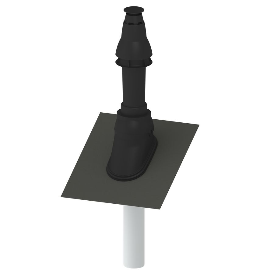 Combipakket dakdoorvoer EasySafe Skyline 60/100 L=1625mm incl. doorvoerpan FX Easy Burgerhout