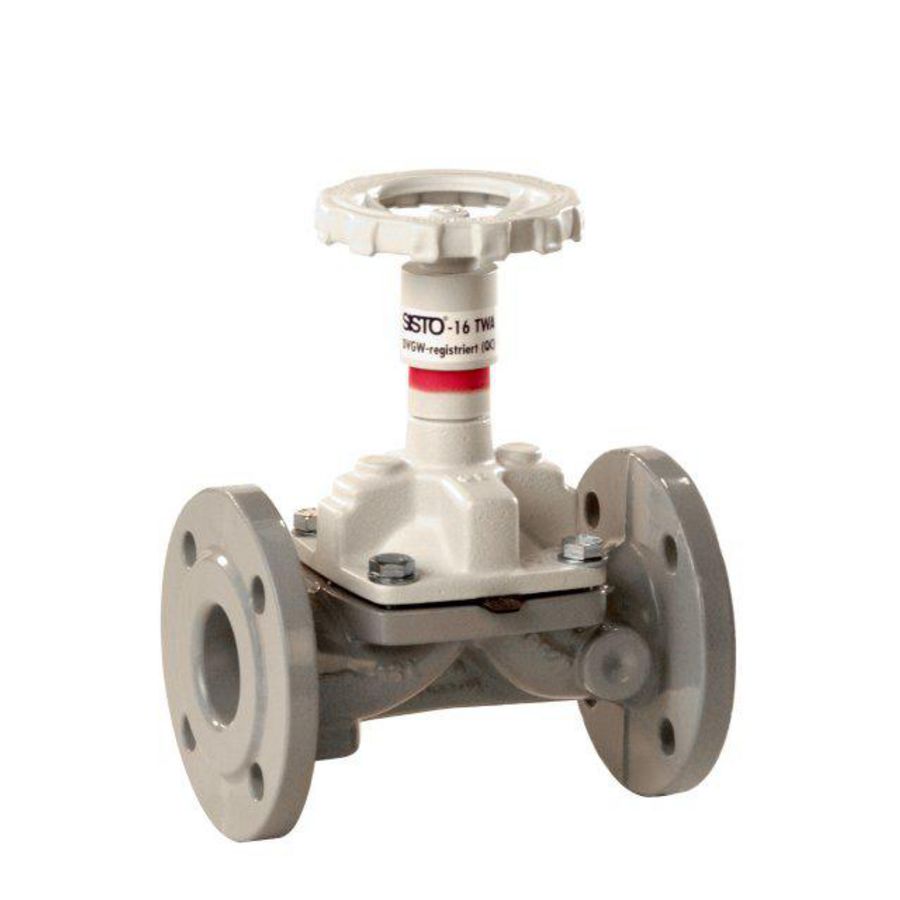 Membraanafsluiter Sisto-16 TWA drinkw. 90 gr. DN200 flens KSB