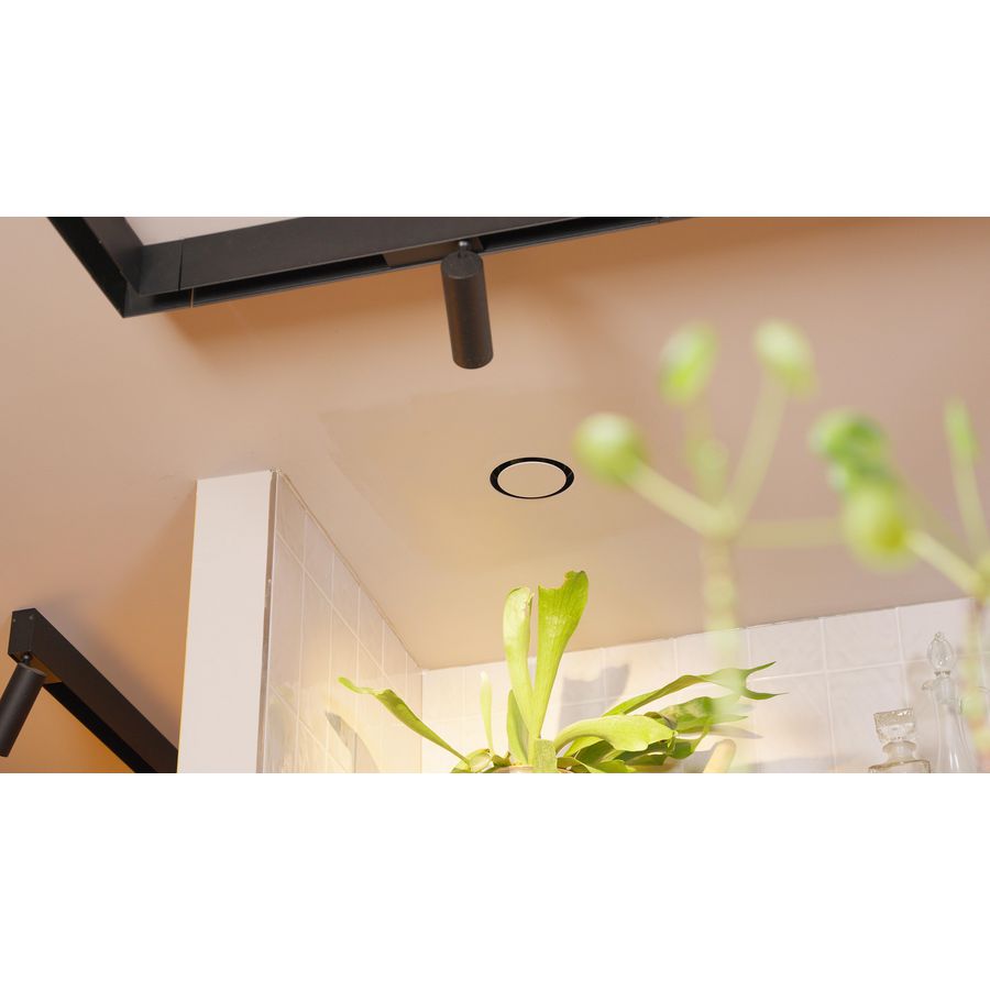 Ventilatieventiel (toevoer of afvoer) Instucbaar design NoShow Ø125mm wit VentWorks