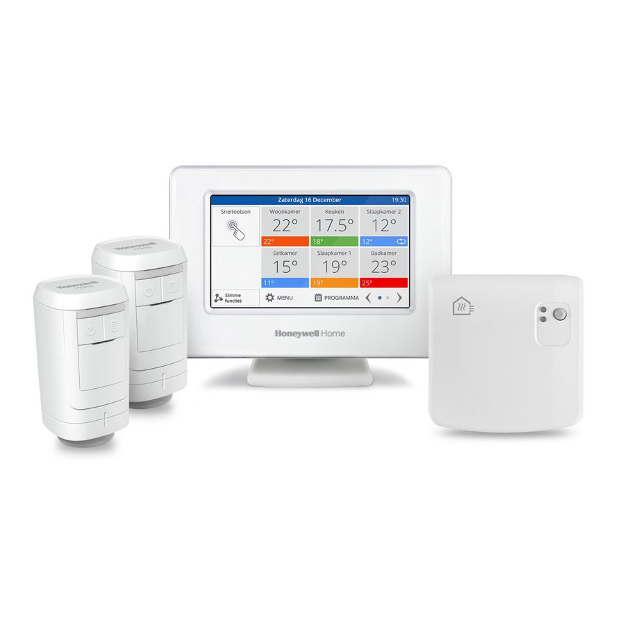 Evohome Wi-Fi colour zoneregeling 2-zone ketelaansturing aan/uit incl. 2 knoppen HR91 Resideo
