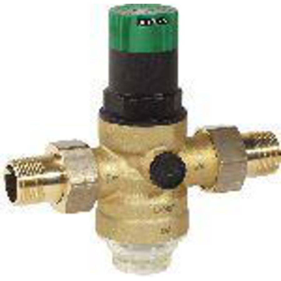 Drukreduceerventiel 1,5..6bar kunststof zeefhouder (40°C.) incl. koppelingen 2"bu. Resideo