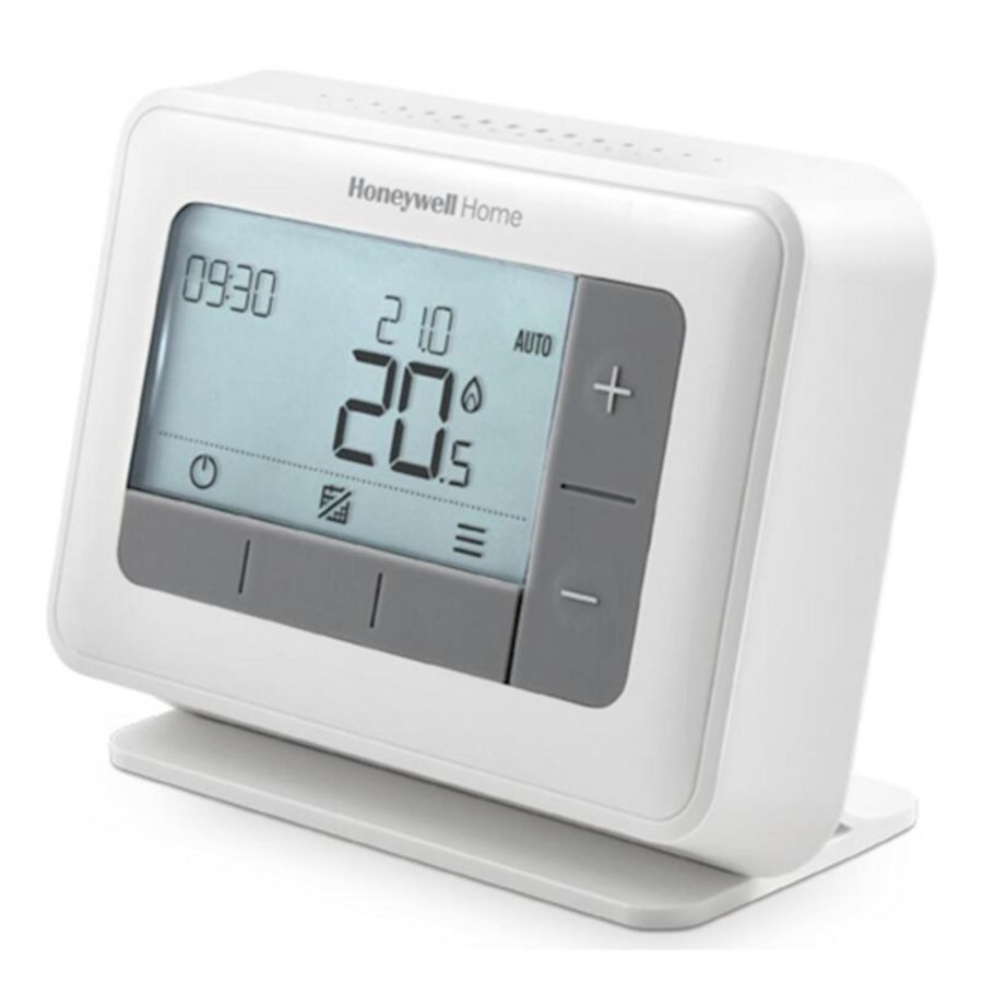 Klokthermostaat+RF-module T4R aan/uit of OpenTherm draadloos Resideo