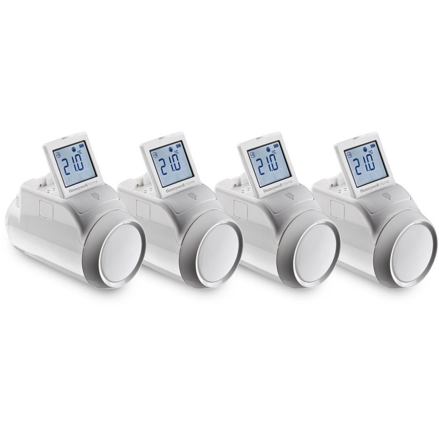 Set a 4st. Voordeelpakket draadloze thermostaatknop HR92WE Resideo