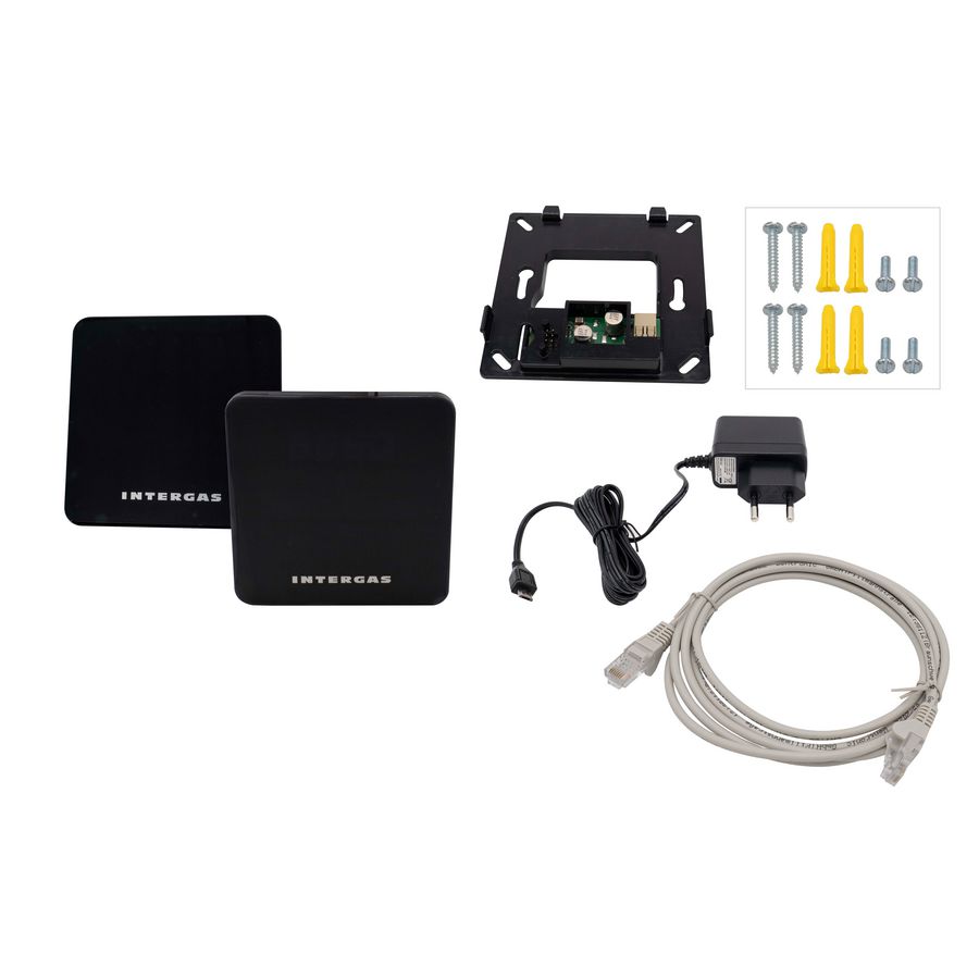 Kamerthermostaat Comfort Touch zwart incl. gateway Intergas