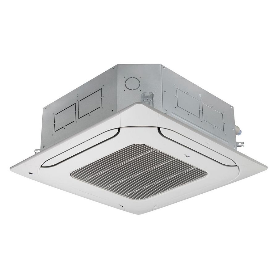 Set Cassette airco met afdekplaat airco 2,5 kW LG