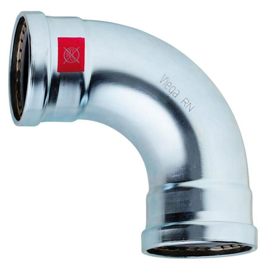 Bochtkoppeling persaansluiting 90° PRESTABO-XL 108x108mm 1116XL Viega