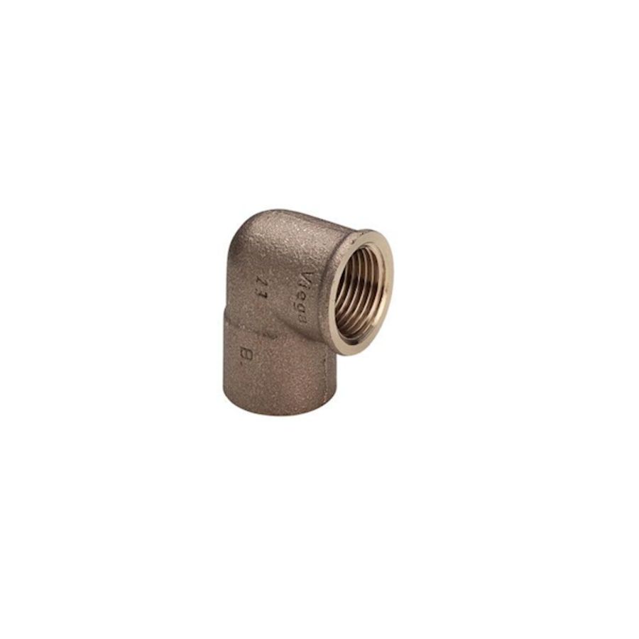 Soldeer knie brons 22mm x 3/4" bn. Viega