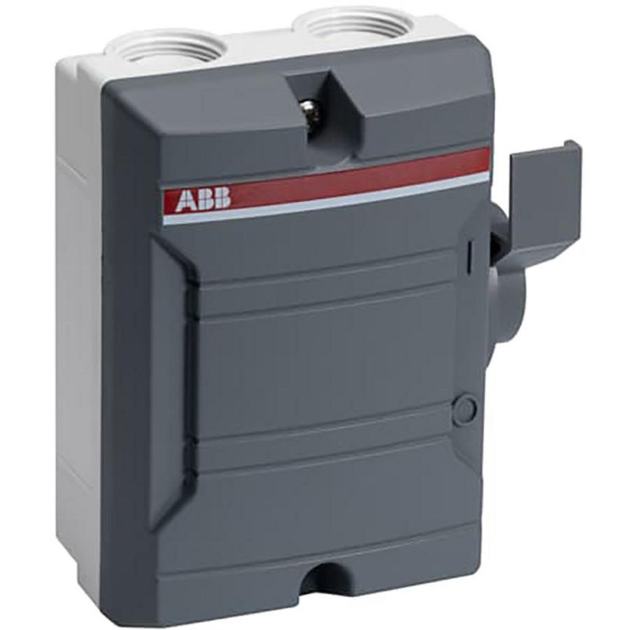 Werkschakelaar 2-polig 25A AC-22A 400V. (BW225DP) ABB Componenten