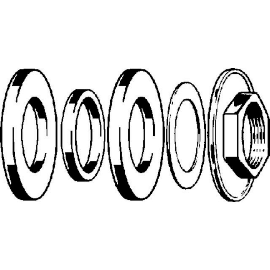 Onderdeel Montagesatz 3/4 messing/diversen Viega