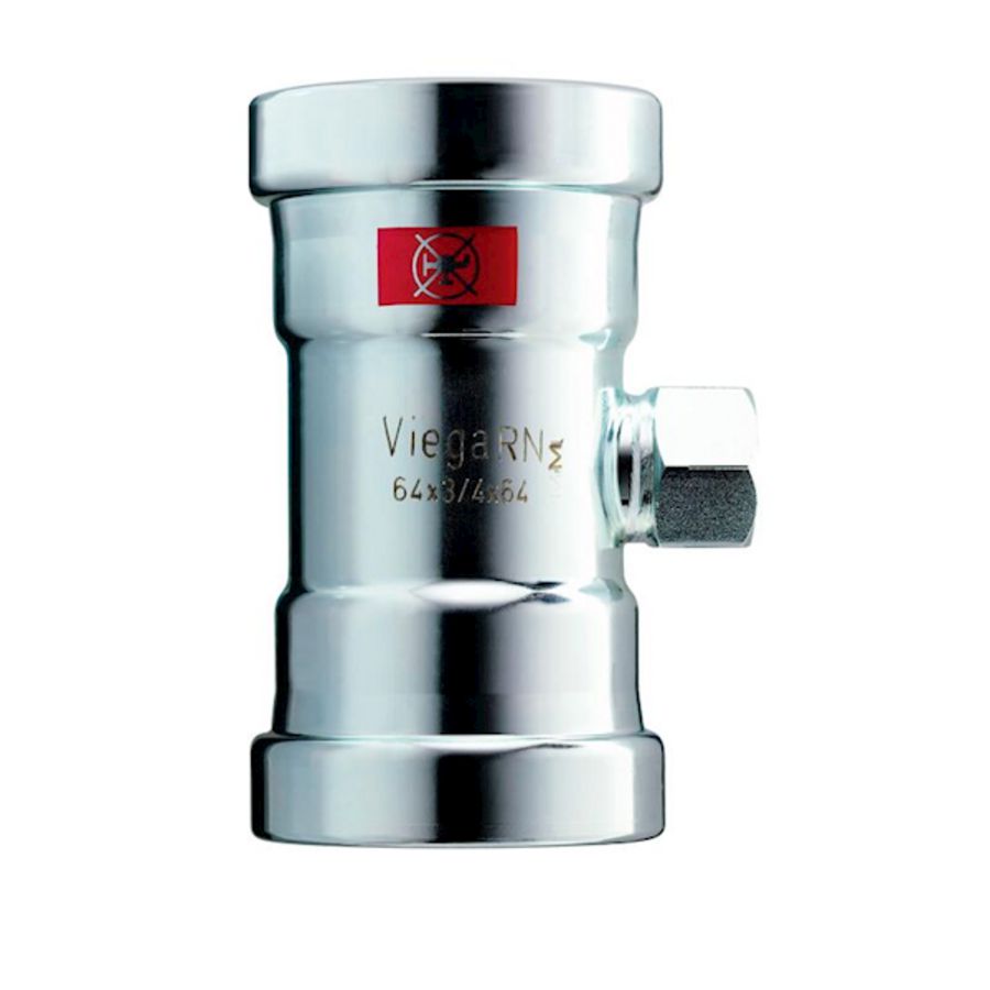 T-koppeling verlopend persaansluiting PRESTABO-XL 76,1x3/4"bn.x76,1mm1117.2XL Viega