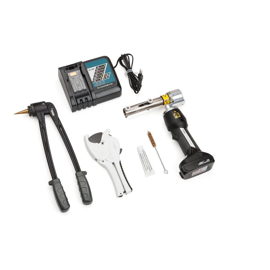 Persmachine RAUTOOL A-light 2 +tang +accu +lader +koffer REHAU