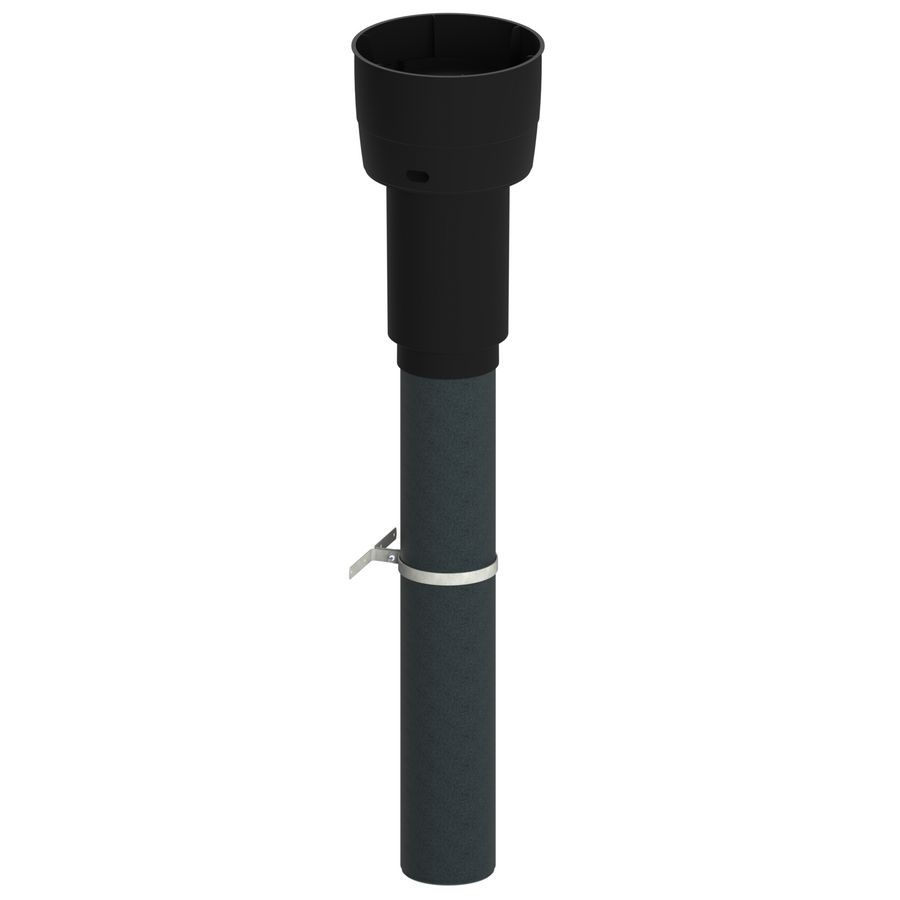 Dakdoorvoer EasyAir EPS 180/200mm zwart Burgerhout