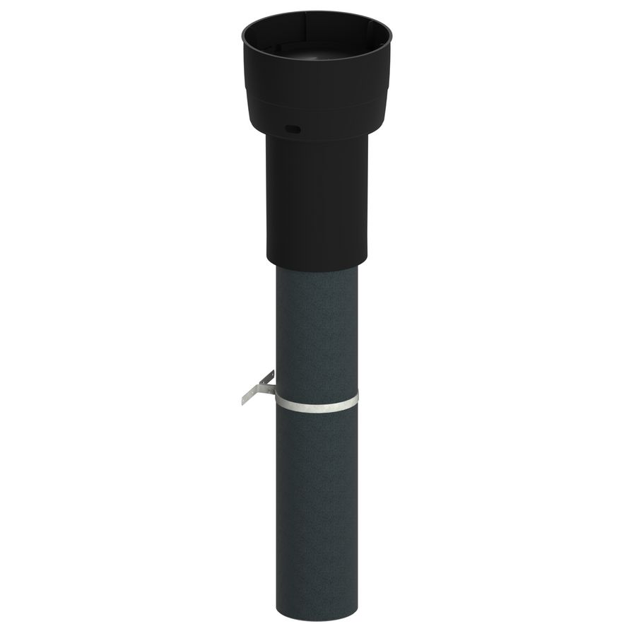 Dakdoorvoer EasyAir EPS 160mm zwart Burgerhout