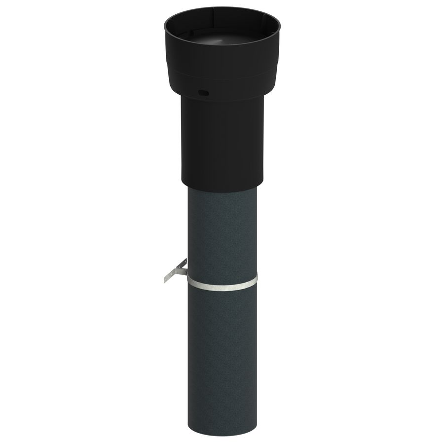 Dakdoorvoer EasyAir EPS 180/200mm zwart Burgerhout