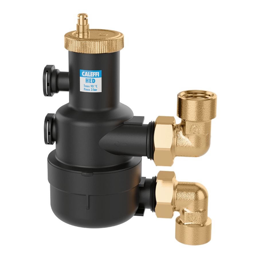 Luchtafscheider HED 5516 hoogrendement 22mm Caleffi