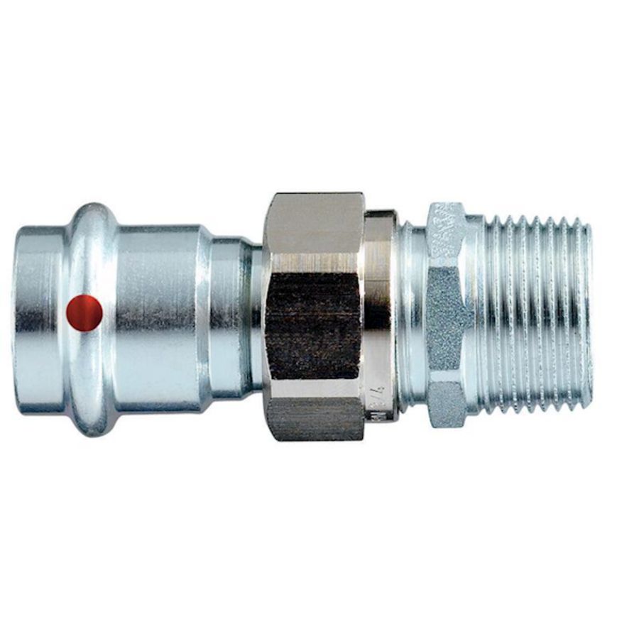 3-del. koppeling persaansluiting PRESTABO 42mm x1.1/2"bt. 1165 Viega