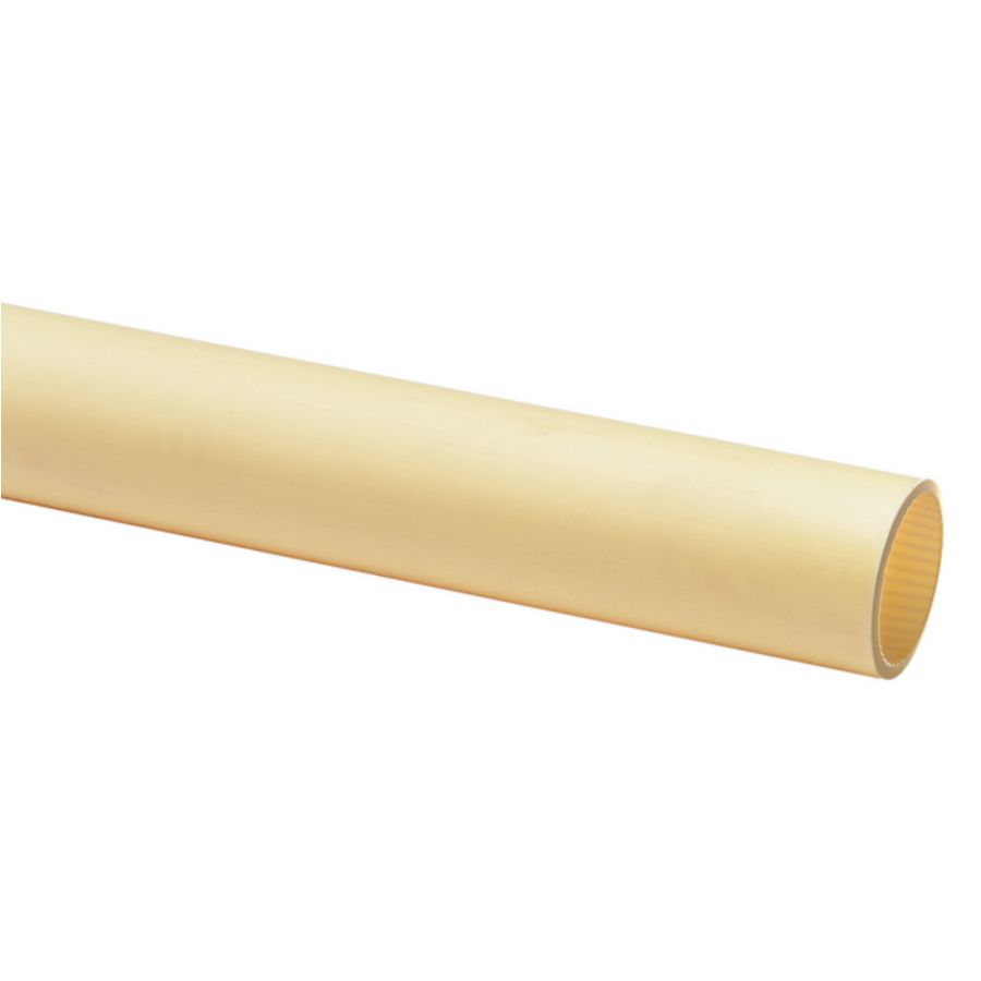 Lengte a 4m. elektrobuis PVC Lowfriction creme 5/8" VVE=25 Wavin