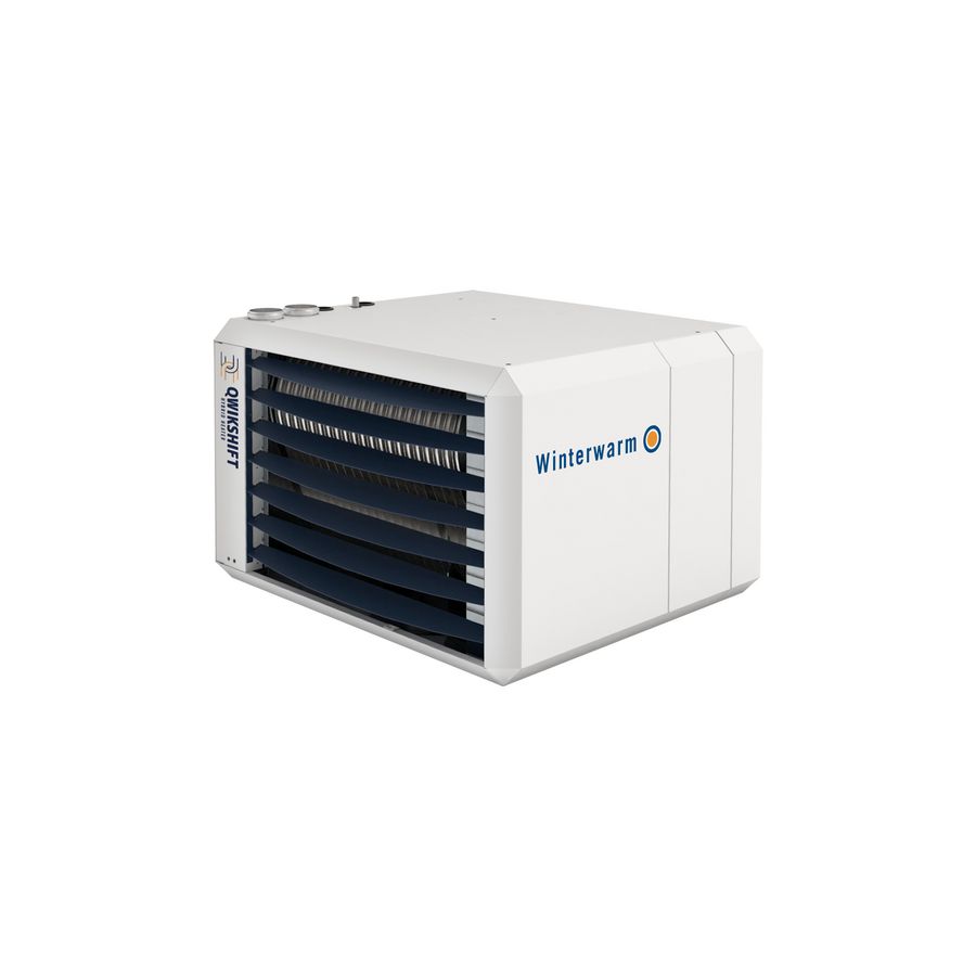 Binnenunit Qwikshift Hybride luchtverwarmer / booster gasgestookt QSG 16+50 incl. Smart controller Winterwarm