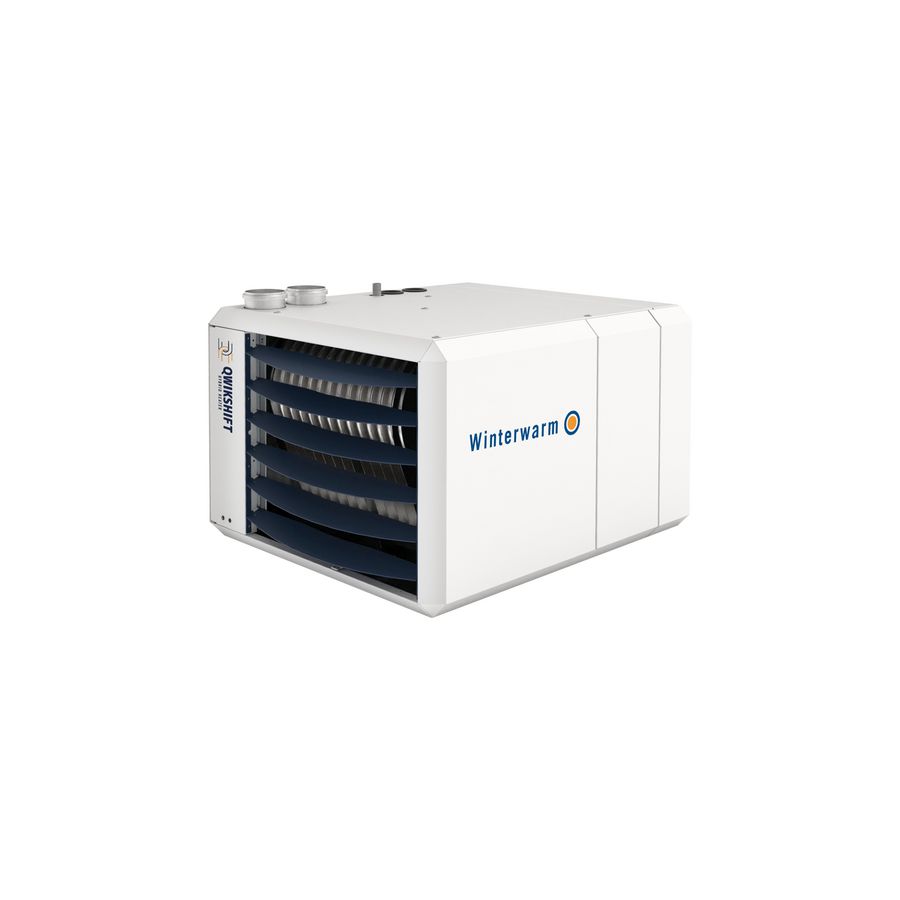 Binnenunit Qwikshift Hybride luchtverwarmer / booster gasgestookt QSG 6+10 incl. Smart controller Winterwarm