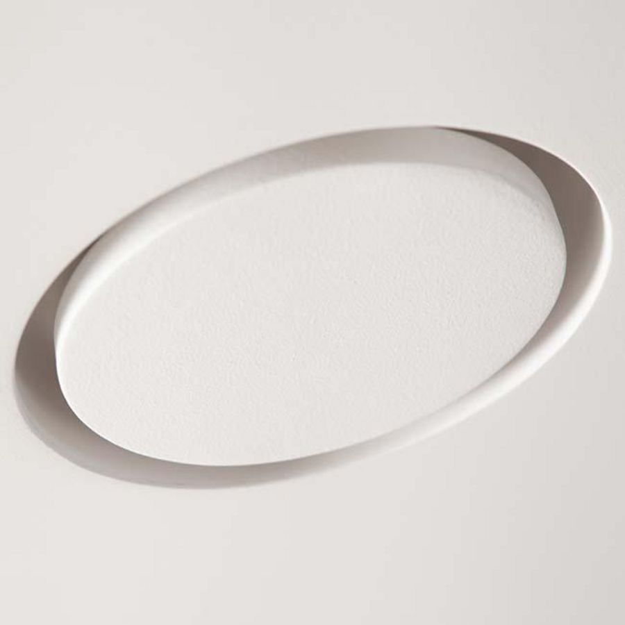Instucbaar frameloos toe- of afvoer-ventilatieventiel ERGOVENT wit rond aansl. Ø125mm Econox