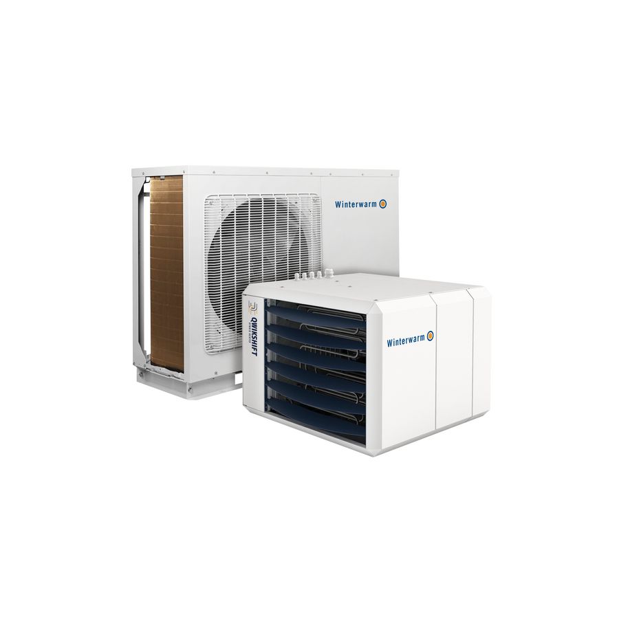 Binnenunit Qwikshift Hybride luchtverwarmer / booster all-electric QSE 6+10 incl. Smart controller Winterwarm