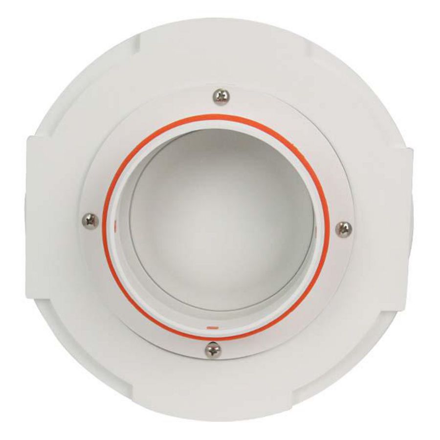 Instucbaar frameloos toe- of afvoer-ventilatieventiel ERGOVENT wit rond aansl. Ø125mm Econox
