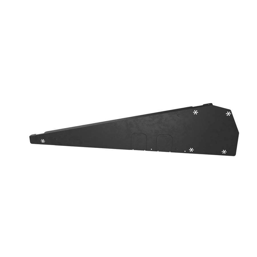 Winddeflector Rechts Zwart FlatFix Fusion 1007225-B Esdec