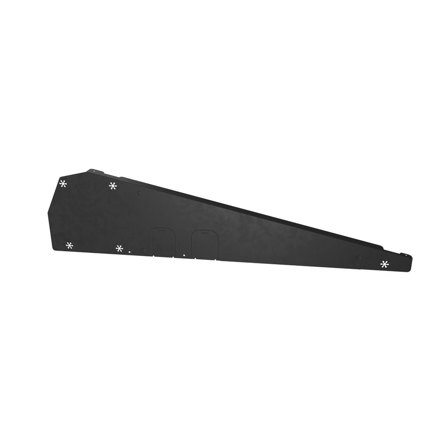Winddeflector Links Zwart FlatFix Fusion 1007224-B Esdec