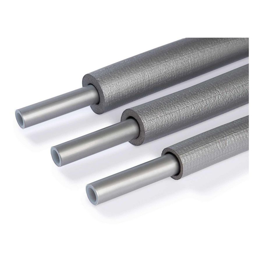 Rol a 25m. kunststof buis RAUTITAN Flex 20x2,8mm + isolatie 13mm REHAU