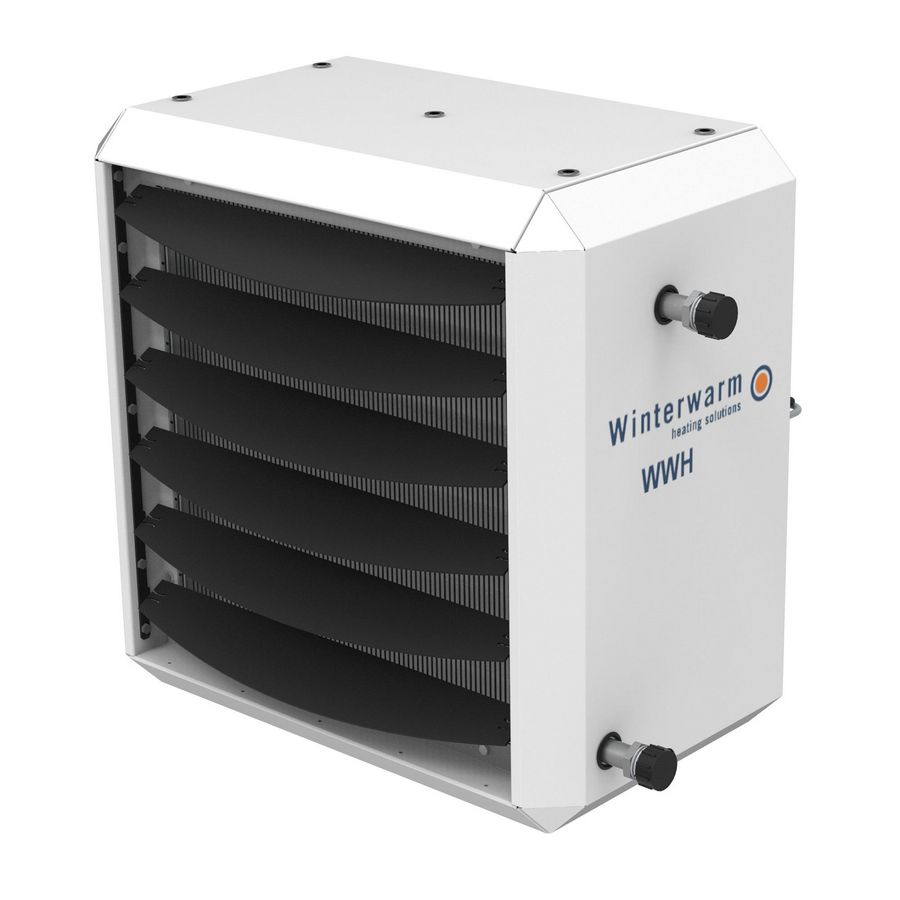 Indirect gestookte luchtverwarmer WWH115 2200M3/h Winterwarm