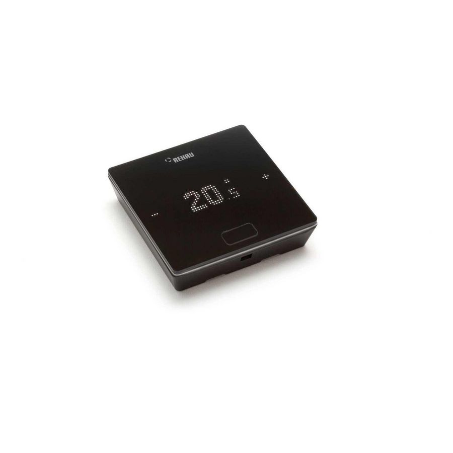 Ruimtethermostaat Funk NEA SMART 2.0 temp/vochtsensor zwart REHAU