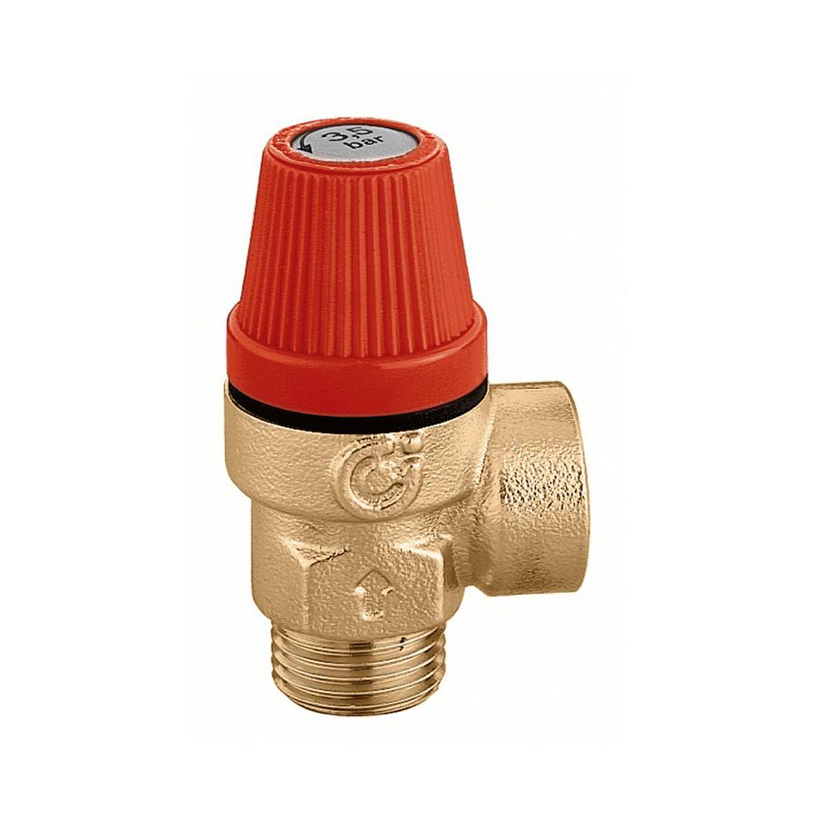 Overstortventiel 1/2"bt. 1/2"bn. 8 bar Caleffi
