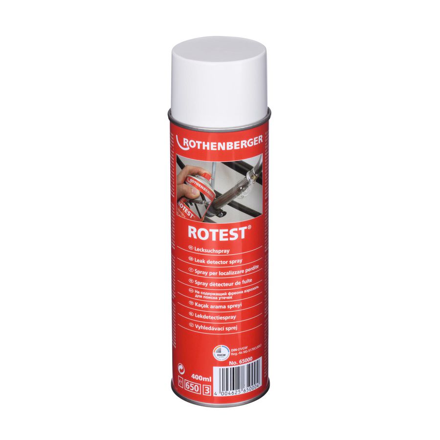 Gaslekzoekspray ROTEST spuitbus 400 ml VVE=12 ROTHENBERGER
