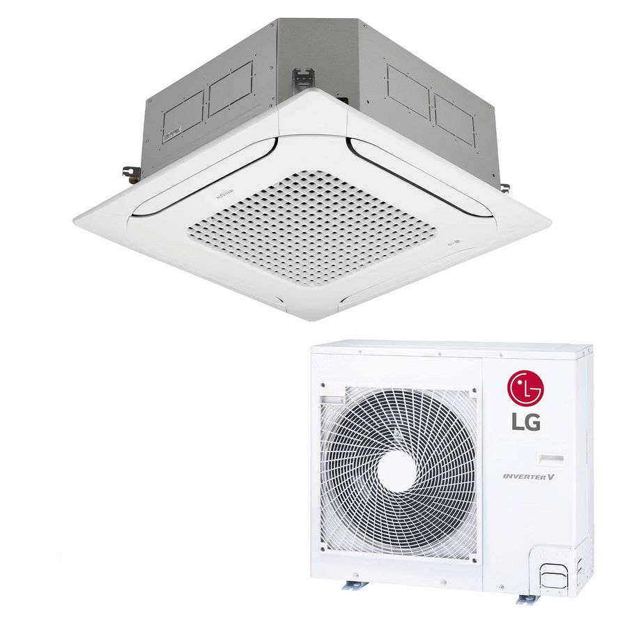 Set Cassette airco met afdekplaat airco 8,0 kW LG