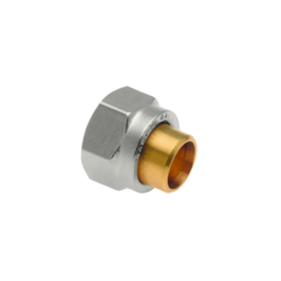 2-delige koppeling chroom M24x15mm Bonfix