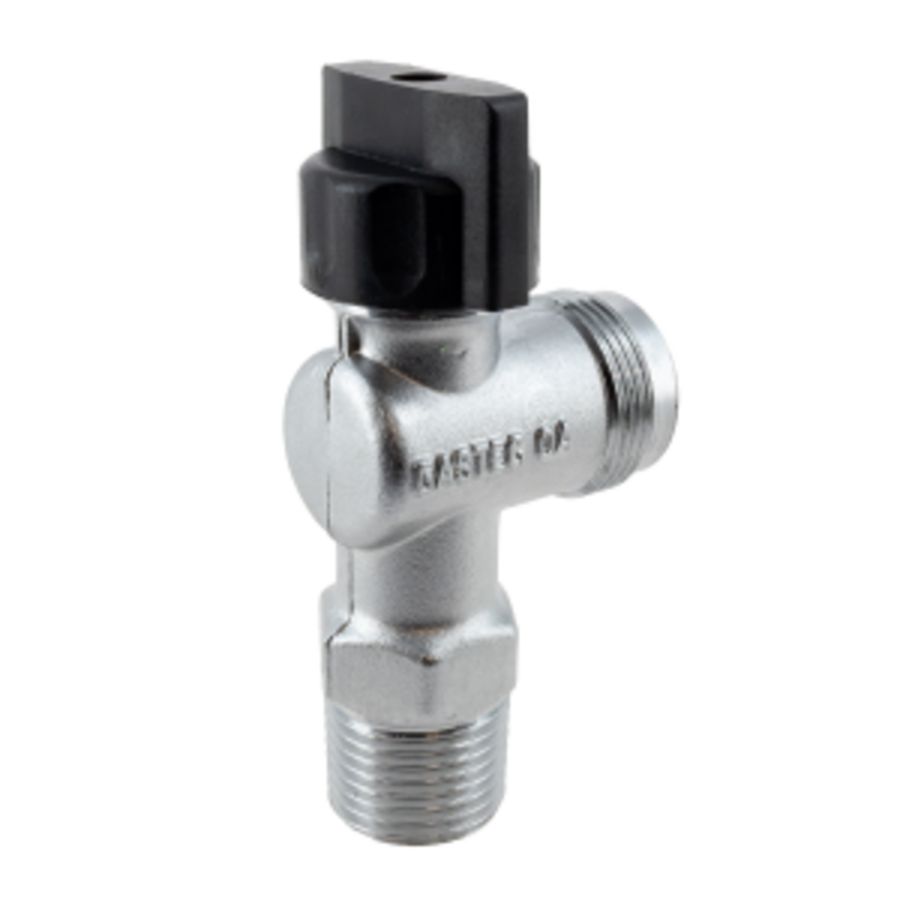 Gasaansluitkraan  M24x1/2"bt. haaks model Bonfix