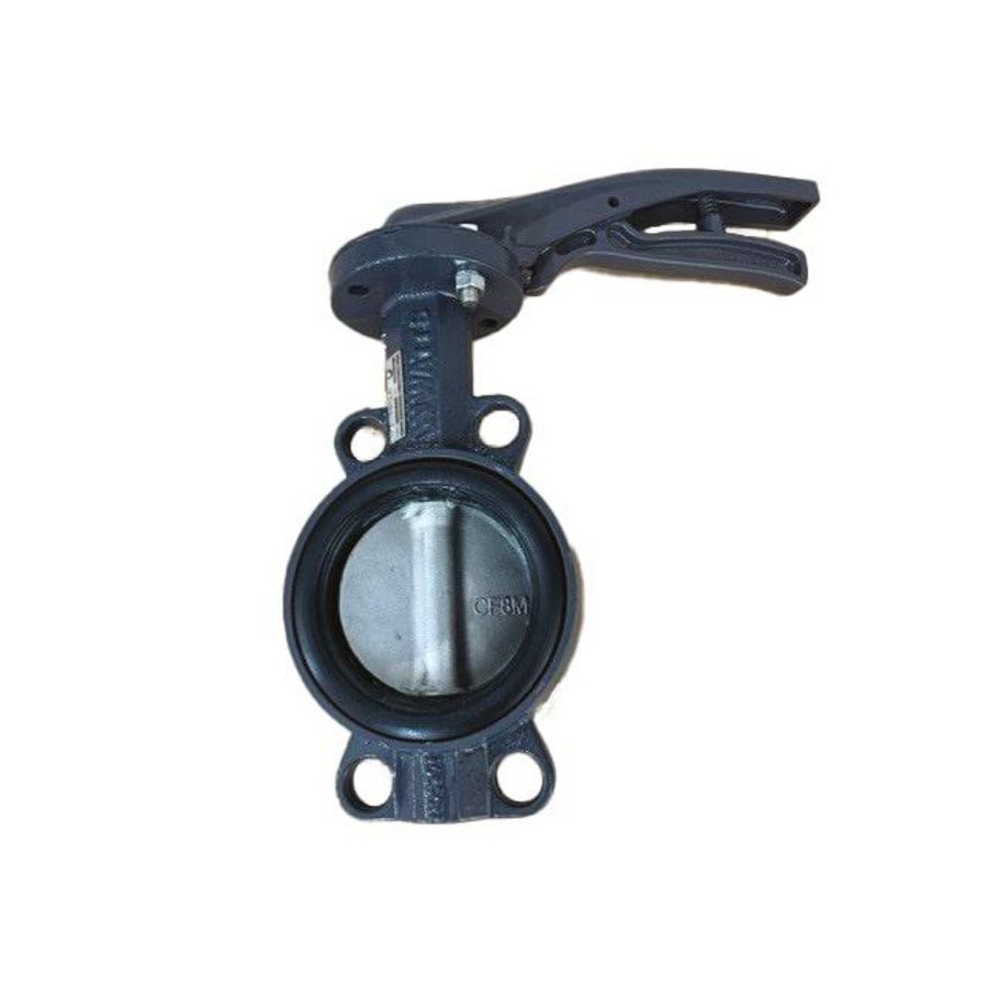 Vlinderklep XYLIA2 wafer DN125 GGG40 EPDM CF8M handgreep Watts