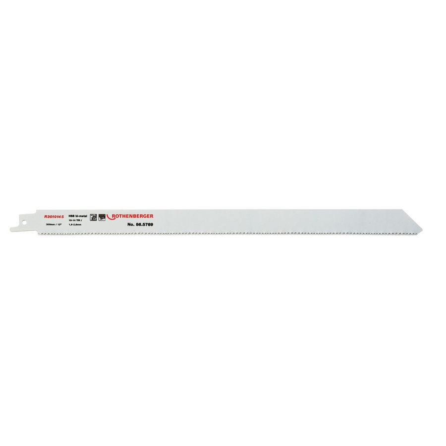 Set a 5 reciprozaagbladen universeel R301014S hss bimetaal 300x20x0.90 10-14 TPI ROTHENBERGER